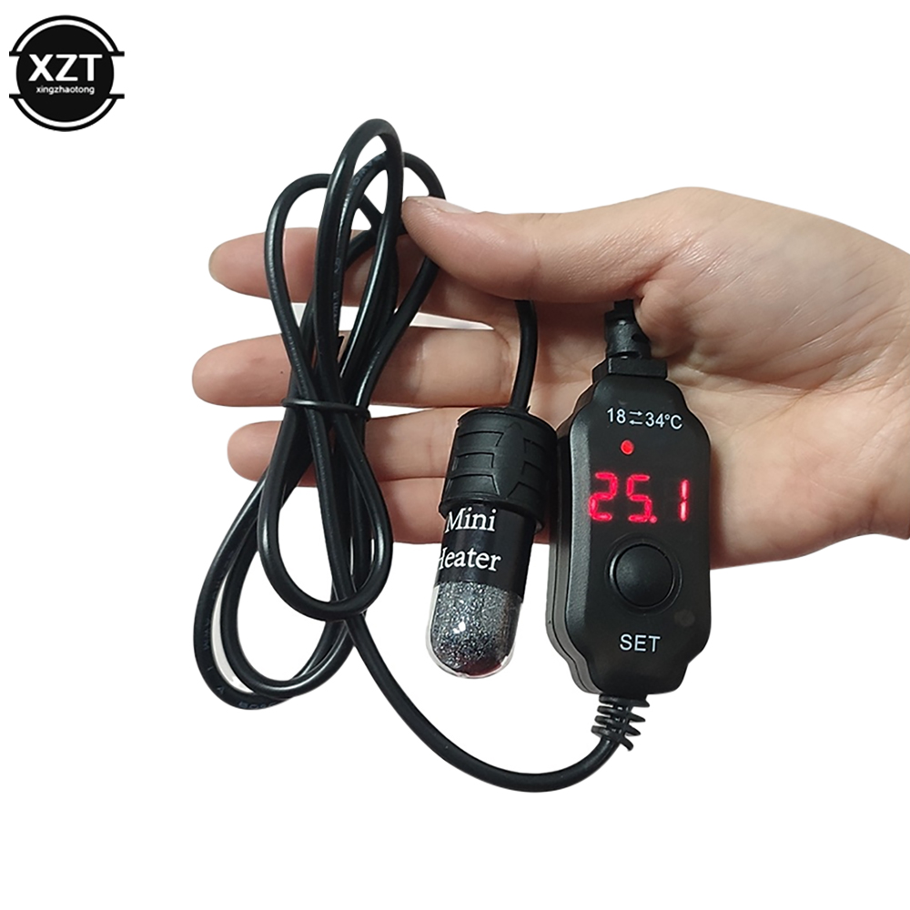 Fish Tank Heater - Mini USB Sạc Aquarium Que Sưởi