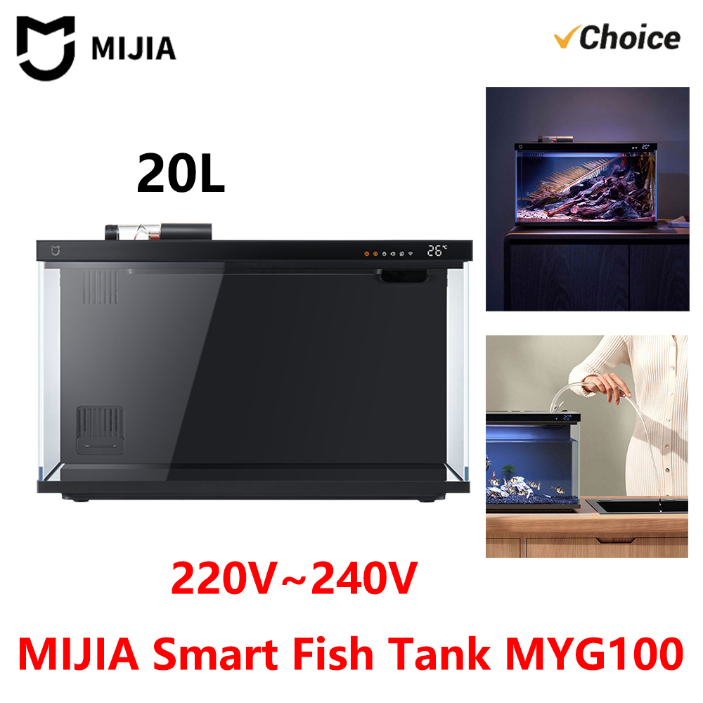 NEW MIJIA Smart Fish Tank Work - đánh giá và giá Xiaomi Aquarium Fish Tank