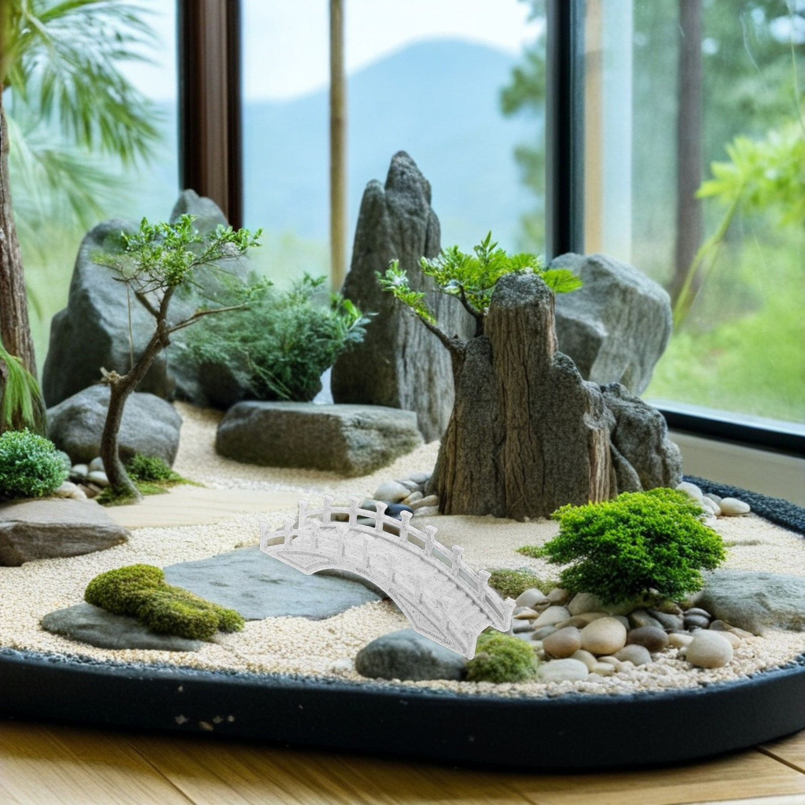 Miniature Arch Bridge Garden B - đánh giá và giá Aquarium Decor
