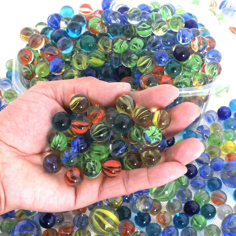 50Pcs 14mm Colorful Glass Marb - đánh giá và giá Fish Aquarium Home