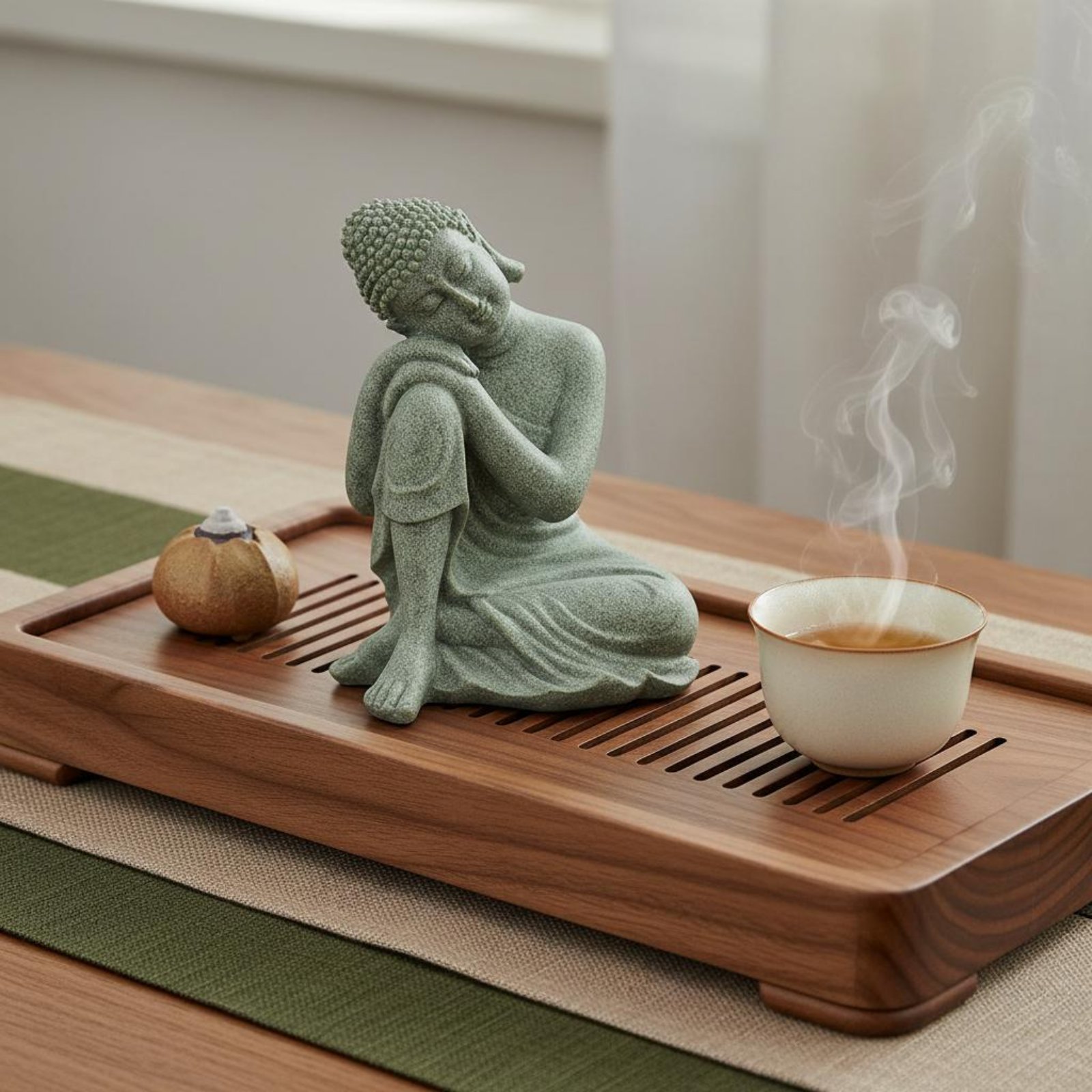 3 Pieces Stone Buddha Decor Te - đánh giá và giá Aquarium Decor