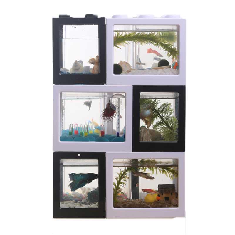 7 Color Mini Aquarium Betta Fi - đánh giá và giá Betta Fish Tank