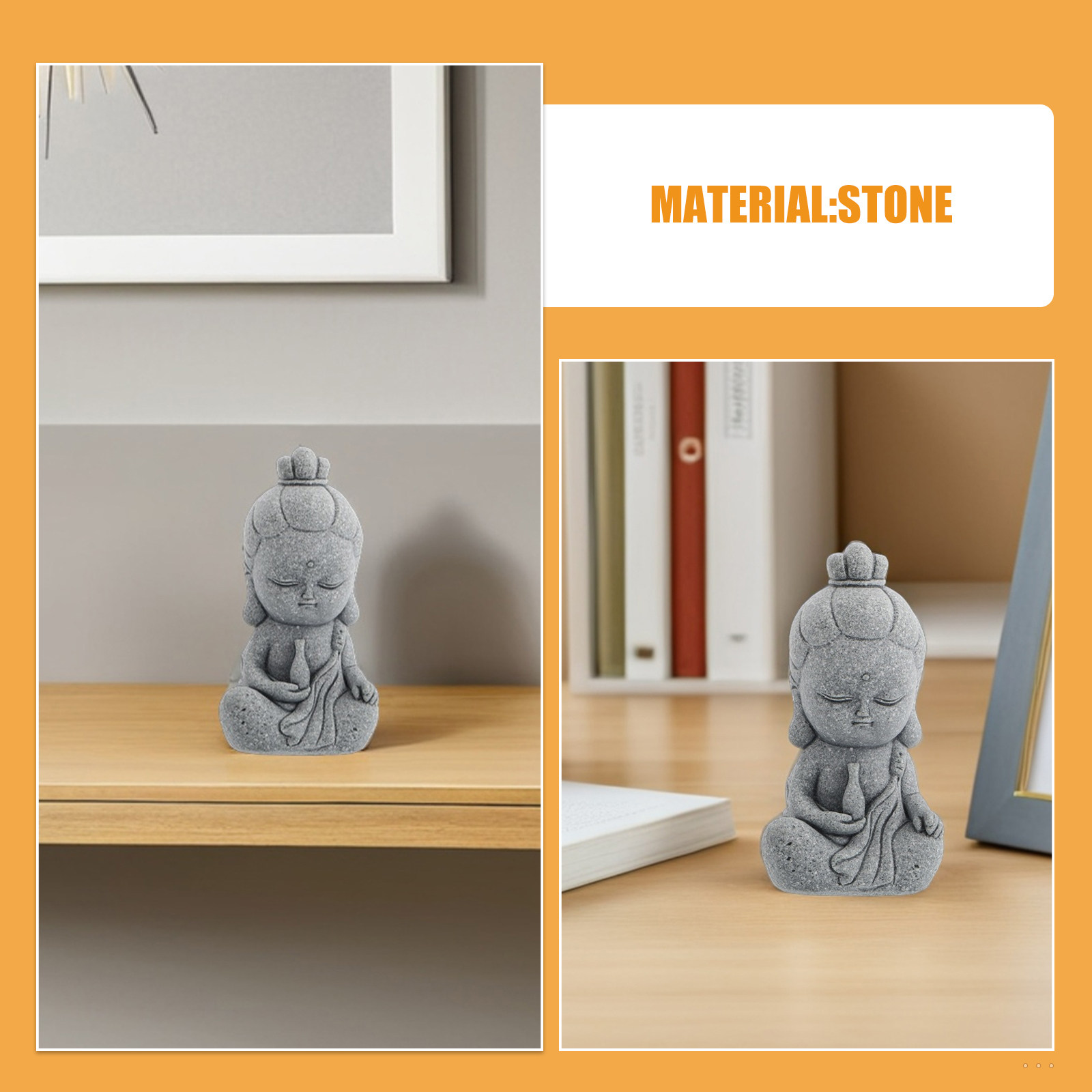 Mini Guan Yin Buddha Sandstone - đánh giá và giá Aquarium Decor