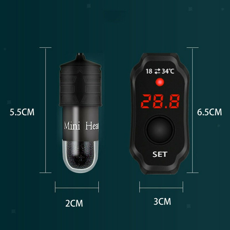 Bể Cá Mini Cá Nóng Chuyển Đổi  - đánh giá và giá Fish Tank Heater