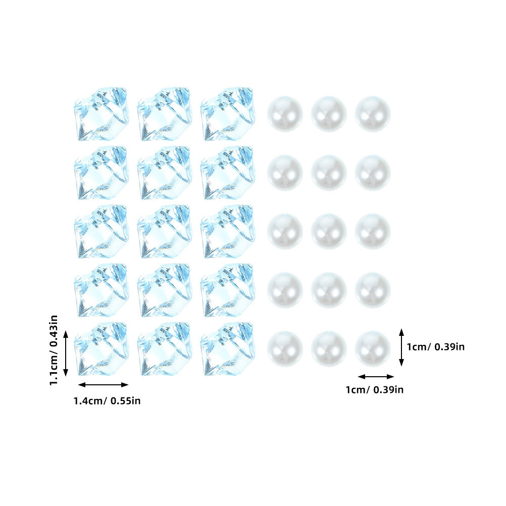 1Set Blue Crushed Plastic Bead - đánh giá và giá Aquarium Fish Tank
