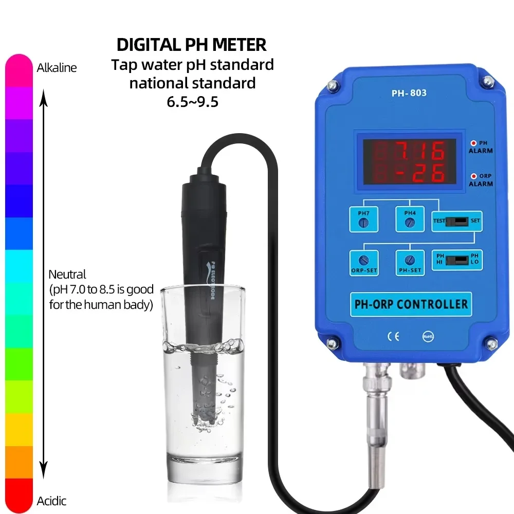 PH-803 Digital 2&1 PH ORP Redo - đánh giá và giá Aquarium Plants