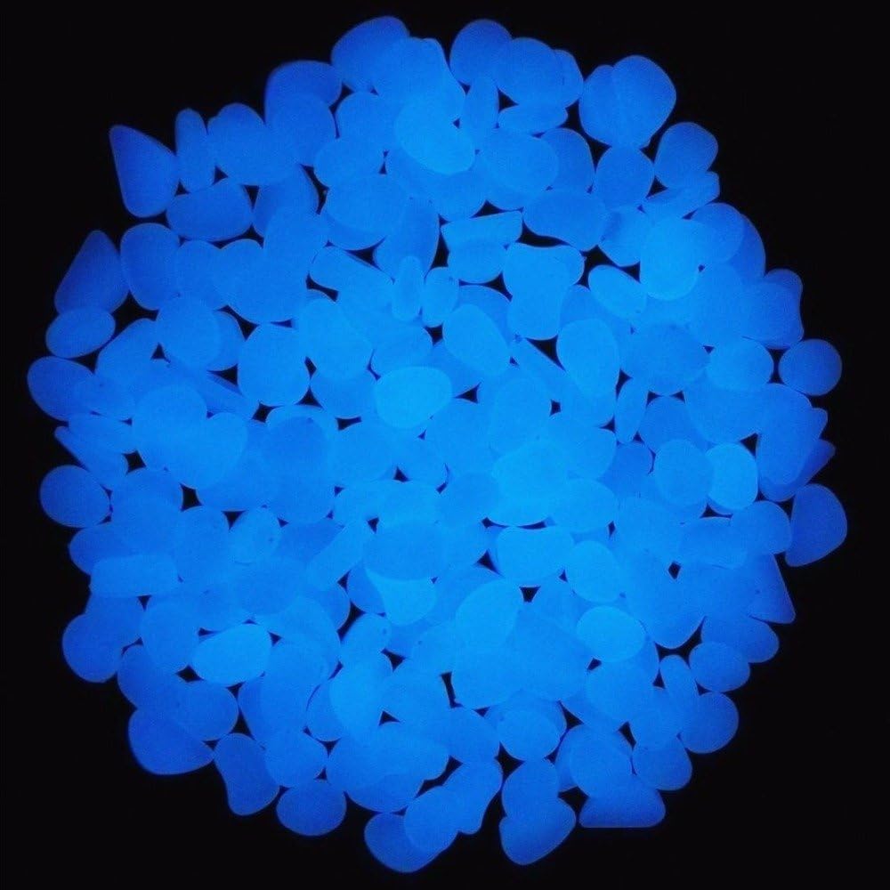 Fish Tank Rocks Glow Blue Pebb - đánh giá và giá Aquarium Plants