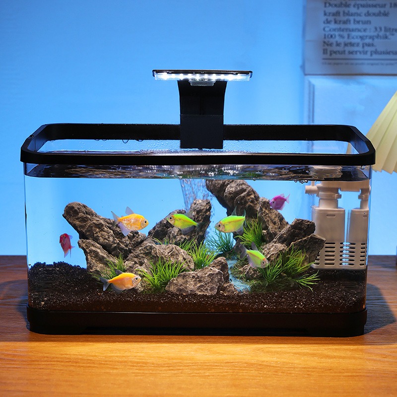 Desktop fish tank circulating  - đánh giá và giá Fish Aquarium Home