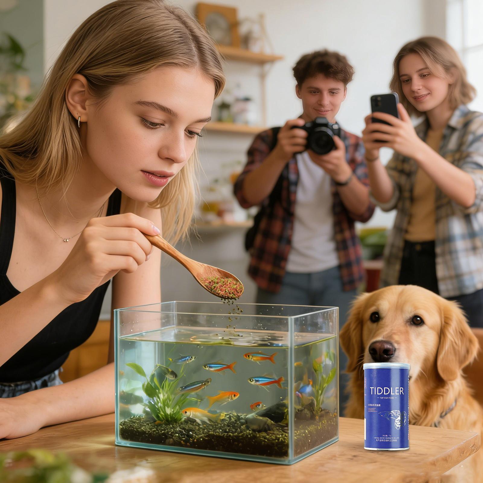 Fish Food Aquarium Feed Small  - đánh giá và giá Aquarium Fish Betta